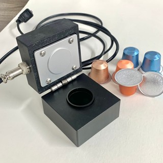 Máy ép màng seal viên nén cafe mini, caffe capsule ( tặng 10 vỏ viên nén cafe )