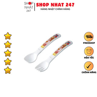[Hỏa Tốc HN] Set 2 Thìa Dĩa Nhựa Cho Bé OSK Hình Doraemon Hàng Nhật Nhập Khẩu