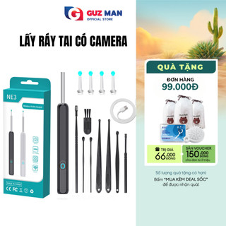 Bộ Dụng Cụ Lấy Ráy Tai METIS Gắn Camera Nội Soi Đa Năng Hình Ảnh Sắc Nét Bảo Hành 12 Tháng
