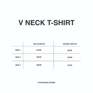 ÁO THUN CỔ TIM "V NECK"