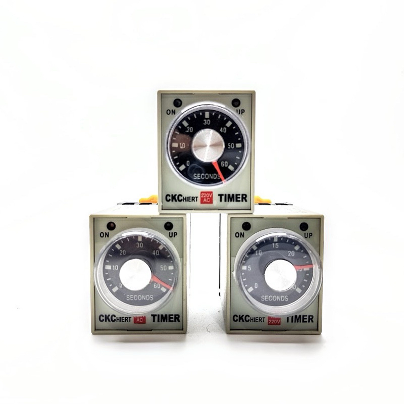 RƠ LE THỜI GIAN CKC ( tặng kèm đế ic) TIMER CKC AH3-3(10s;30s;60s;10M;30M;60M)