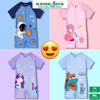 Bộ bơi bé trai Kem Kids liền thân 4 màu . bikini bé gái họa tiết ngỗ nghĩnh 10-45kg