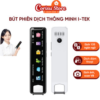 Bút phiên dịch thông minh CORISU ITEK dịch AI, hỗ trợ dịch 135 ngôn ngữ, dịch ảnh, đàm thoại, scan - Bảo hành 12 tháng
