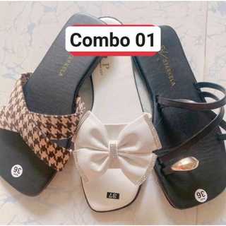 Combo 001 gồm 3 đôi dép lê giá chỉ 100