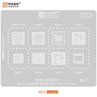 Vỉ làm chân cpu qualcomm mtk mq:1 mq:2 mq:3 mq:4 mq:5 hãng amaoe