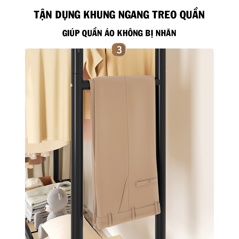 Giá treo quần áo Cao cấp thép cac bon. (KCU01) | BigBuy360 - bigbuy360.vn