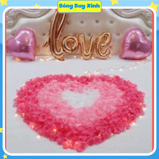 Set 100 Cánh Hoa Hồng Lụa Giả Trang Trí Phòng Cưới, Tân Hôn, Cầu Hôn,...Cánh Hoa Hồng Lụa ❤️ Combo 100 Cánh Hoa Hồng Giả