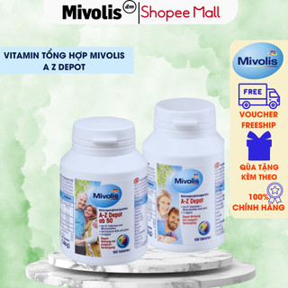 Vitamin tổng hợp Mivolis A Z Depot Đức 100 Viên giúp cơ thể khỏe mạnh, giảm mệt mỏi căng thẳng - 3WB