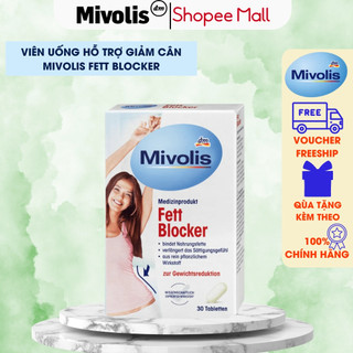 Viên uống giảm cân Fett Blocker Mivolis Hộp 30 Viên của Đức hỗ trợ giảm mỡ, ngăn hấp thu chất béo