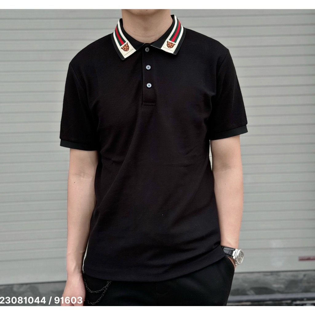 🔥Hot🔥Áo polo GC thêu cổ thiết kế hot trend Nam nữ New 2024