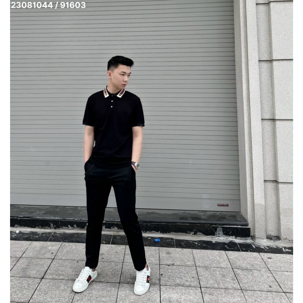 🔥Hot🔥Áo polo GC thêu cổ thiết kế hot trend Nam nữ New 2024