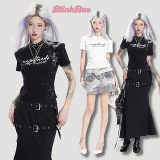 Áo Thun Baby Tee BlinkBae Chất Cotton Co Dãn 2 Chiều Cao Cấp In Họa Tiết Đường Phố Phong Cách Trẻ Trung Năng Động