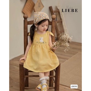 Váy Liebe Thỏ Caro Vàng