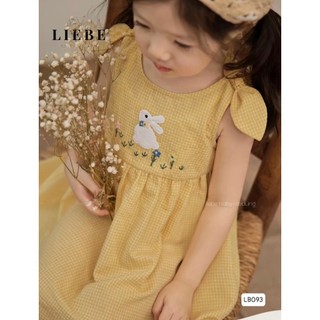 Váy Liebe Thỏ Caro Vàng