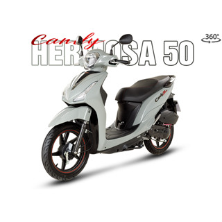 Xe Máy KYMCO Candy Hermosa 50 Bản Đặc Biệt ( Đèn LED,Chân chống điện )