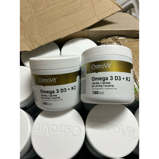 (Mẫu mới) OMEGA3 + VITAMIN D3 + K2 (180 viên) OSTROVIT, THỰC PHẨM HỖ TRỢ XƯƠNG KHỚP VÀ TIM MẠCH