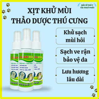 Xịt khử mùi Nano bạc cho chó mèo thú cưng - CLEAN TOX - 100ml - PET041 - Mypet