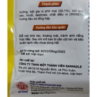 OTTOGI [gói 100] BỘT PHÔ MAI LẮC [VN] Cheese Powder