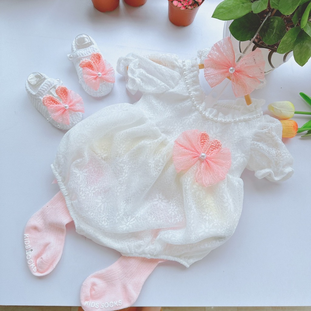 Set Body ren Nhật Thỏ hồng hằng kids size 3-12kg