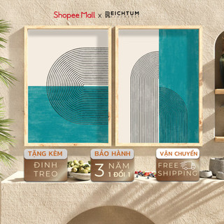 Tranh treo tường canvas cao cấp SET2 của  REICHTUM - Phòng khách/ Nhà ngủ/ Decor tráng trí/ Chất vải canvas