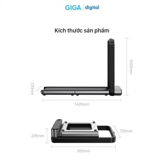 Máy chạy bộ kingsmith x21 trx21f - máy đi bộ gấp gọn - màn hình led - công suất 918w - tải trọng 110kg - bh 12 tháng
