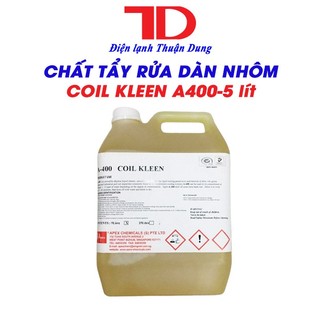 Chất tẩy rửa dàn nhôm coil kleen a400 5 lít, nước tẩy rửa dàn lạnh dàn nóng đa năng thuận dung