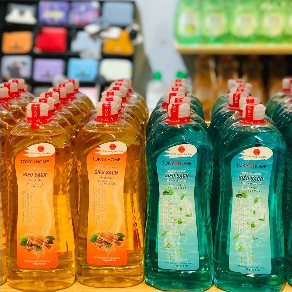 ( CHÍNH HÃNG 100% ) Nước rửa bát / nước rửa chén siêu sạch TOKYOLIFE chai 1000g