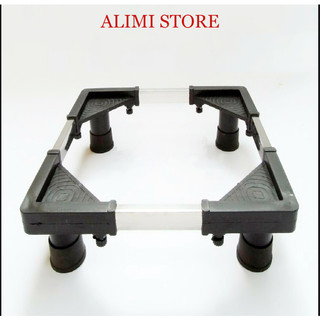 Chân kê tủ lạnh, kệ máy giặt, kệ máy lọc nước đa năng chất liệu inox 304 chống rỉ cao cấp, bọc nhựa chống trơn trượt