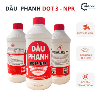 Dầu phanh dot 3 - dầu phanh chính hiệu npr, dầu thắng dot 3.