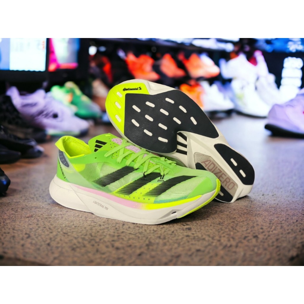 Giày Chạy Bộ Adidas Adizero Adios Pro 3 Xanh Chuối Chính Hãng Xuất Dư