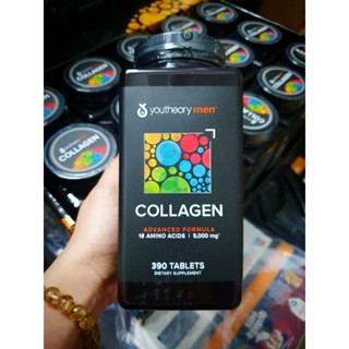 date 7/2026 - Viên uống Collagen men cho nam Youtheory Men’s Collagen Advanced chai 390 viên của Mỹ