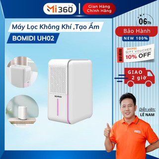 Máy Lọc Không Khí Tạo Ẩm BOMIDI UH02 -  3 trong 1 Máy hút ẩm, Máy tạo độ ẩm, Máy lọc không khí - Bảo Hành 6 Tháng