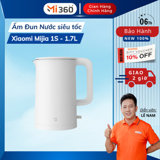 Ấm Đun Nước siêu tốc Xiaomi Mijia 1S MJDSH03YM ✅ Dung Tích 1.7L Inox 304✅ Hàng Chính Hãng Siêu Bền