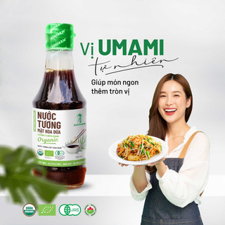 Nước tương mật hoa dừa - nước tương 100% mật hoa dừa Sokfarm, không chứa đậu nành