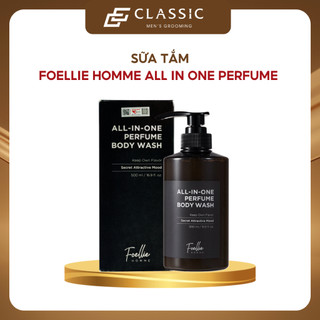 Sữa tắm foellie homme all in one perfume body wash 500ml