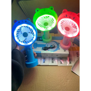 Quạt mini fan tích điện cầm tay, để bàn 2 chế độ gió, cổng sạc usb