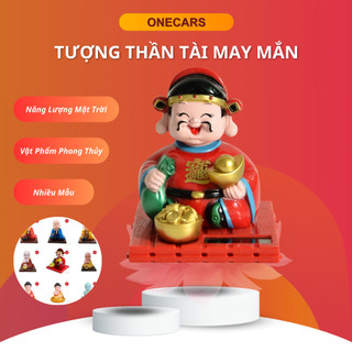  Tượng Thần Tài May Mắn Gật Đầu Tượng Chú Tiểu Gõ Mõ Trang Trí Taplo Ô Tô Bàn Thờ Bàn Làm Việc 