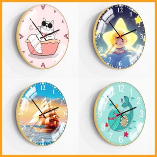 [HCM] Đồng Hồ Gỗ Vintage treo tường kim trôi - đồng hồ treo tường tặng pin và đinh 3 chân đa năng