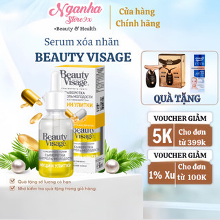   TẶNG MÁY MASS   Serum xóa nếp nhăn -nâng cơ da Beauty Visage làm mờ nếp nhăn trắng da 30ml 