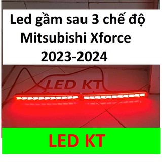 Đèn Led gầm sau Xforce 2023 2024, 3 chế độ xi nhan chạy led cản sau Mitsubishi Xforce