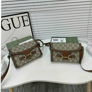 Túi xách GC HORSEBIT 1955 mini [ HÀNG LOẠI 1 ] Túi xách nữ đeo chéo GC dáng hộp ngang sz 18 full box hot 2024
