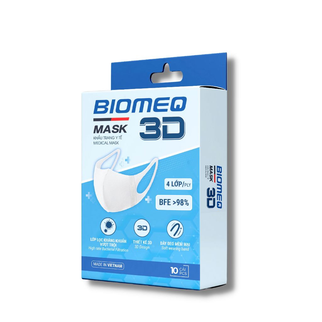 Gói 1 chiếc khẩu trang biomeq 3D