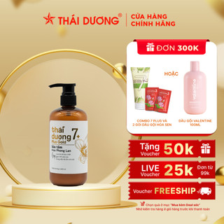 Sữa tắm Thái Dương 7 Plus hoa phong lan giúp làm sạch da, dưỡng trắng và phục hồi 500ml - Sao Thái Dương