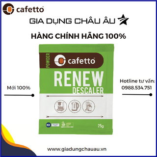 Bột vệ sinh tẩy cặn máy pha cà phê Cafetto Renew 25g