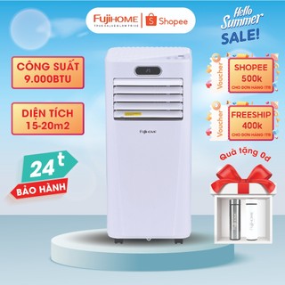 Điều hòa di động 7000BTU FujiHome, điều hòa mini điều khiển từ xa