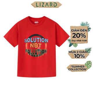 Áo Thun T-shirt 100% cotton Bé Trai Lizard in hình - 4SS24TS201