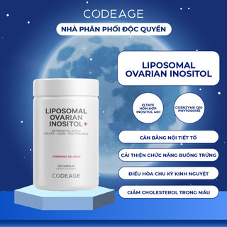 Viên uống cân bằng nội tiết tố Codeage - Liposomal Ovarian Inositol 120 viên
