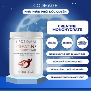 Bột uống nâng cao thể lực, tăng cường chức năng não Codeage - Liposomal Creatine Monohydrate 455gr