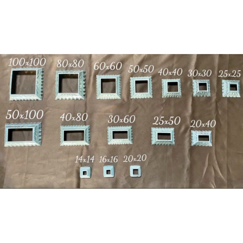 Combo 4-Chụp chân trụ sắt nhiều kích cỡ
