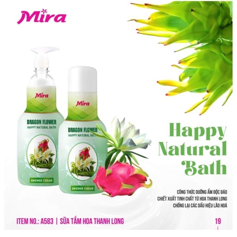 Sữa Tắm Mira Dragon Flower Happy Natural Bath
